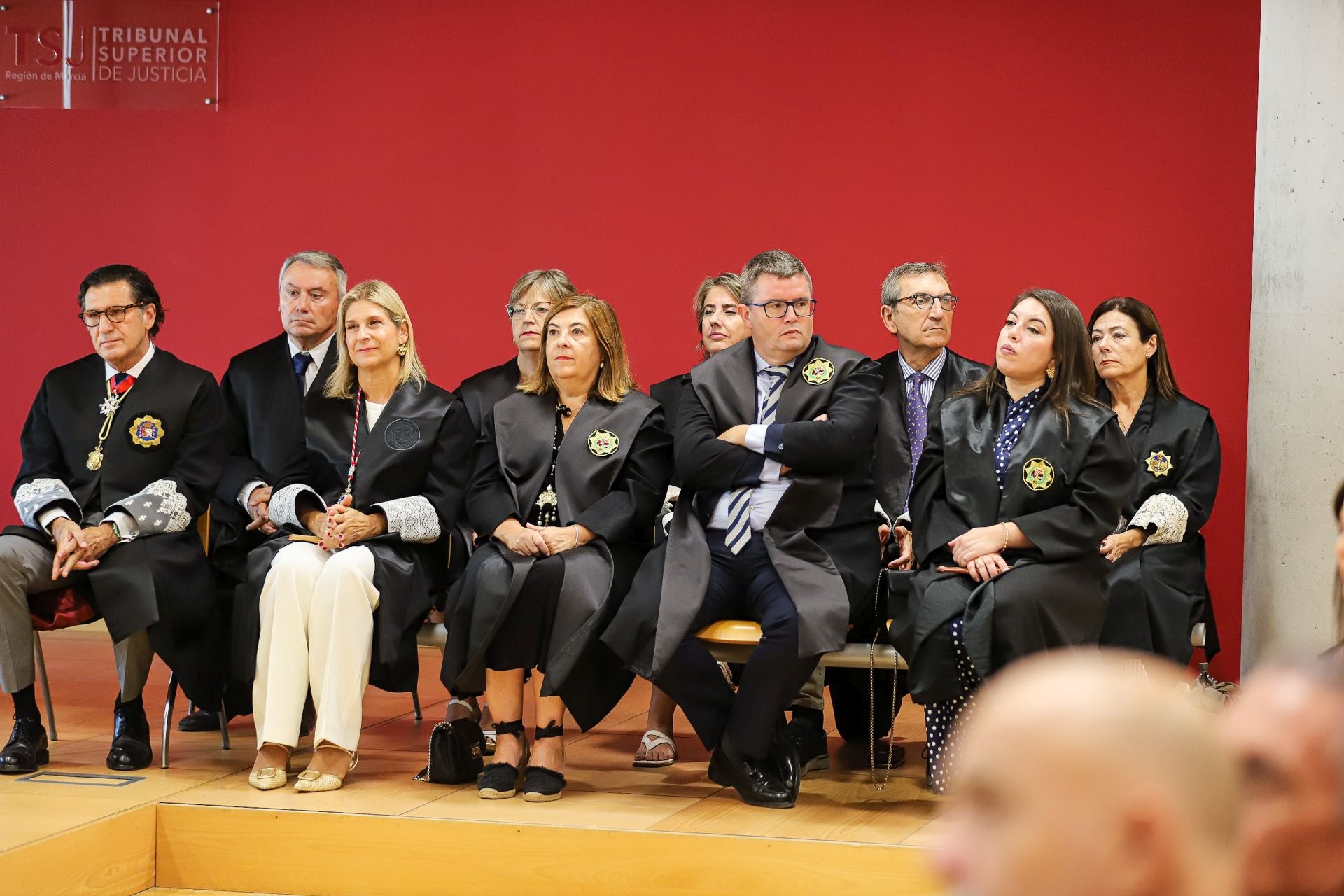 El homenaje del Colegio de Procuradores de Murcia al expresidente del TSJ, Miguel Pasqual del Riquelme, en imágenes