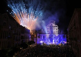 Las imágenes del espectáculo 'Murcia 1.200: el relato de una historia'