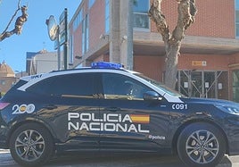 Un vehículo de la Policía Nacional.