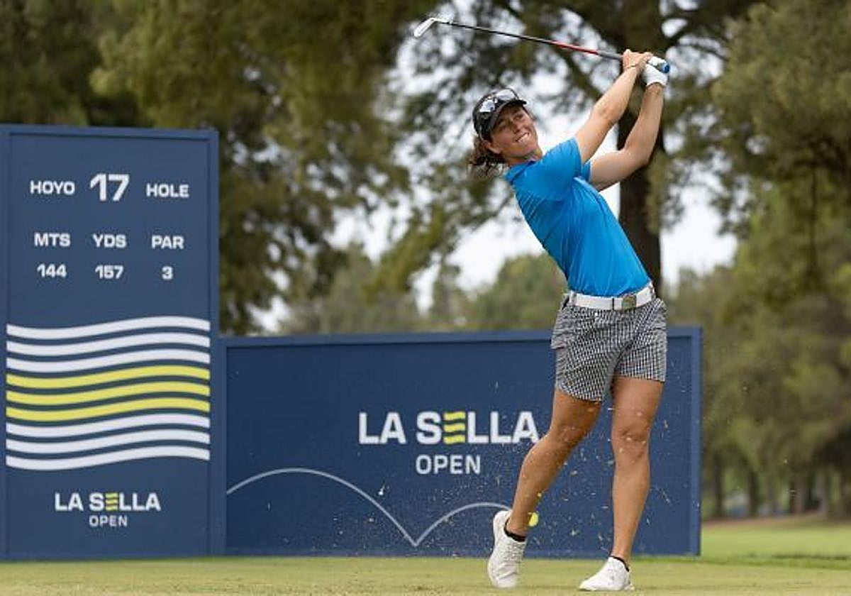Nuria Iturrioz logró su primera victoria desde La Sella Open 2023 en Houston el pasado domingo.