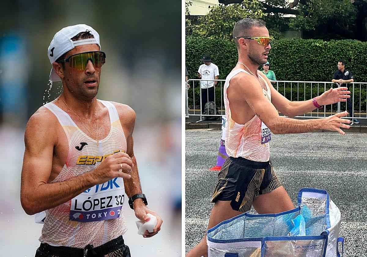 Miguel Ángel López y Manu Bermúdez.