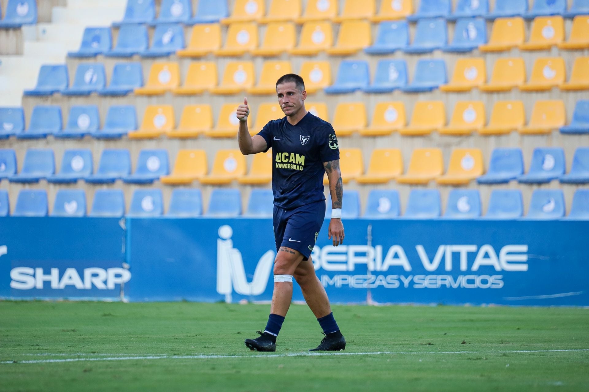 En imágenes, el partido entre el UCAM y el Lorca Deportiva