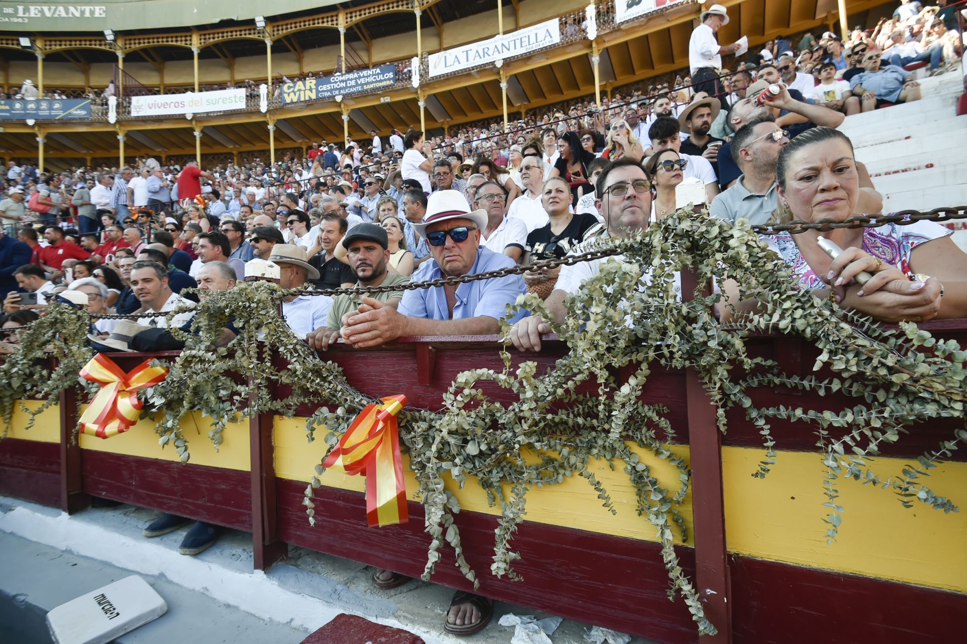 Ambiente de la primera corrida de la Feria Taurina de Murcia