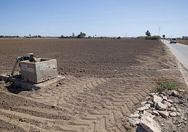 Instalaciones de un pozo de riego entre la diputación cartagenera de La Puebla y San Javier, en una fotografía tomada el viernes.