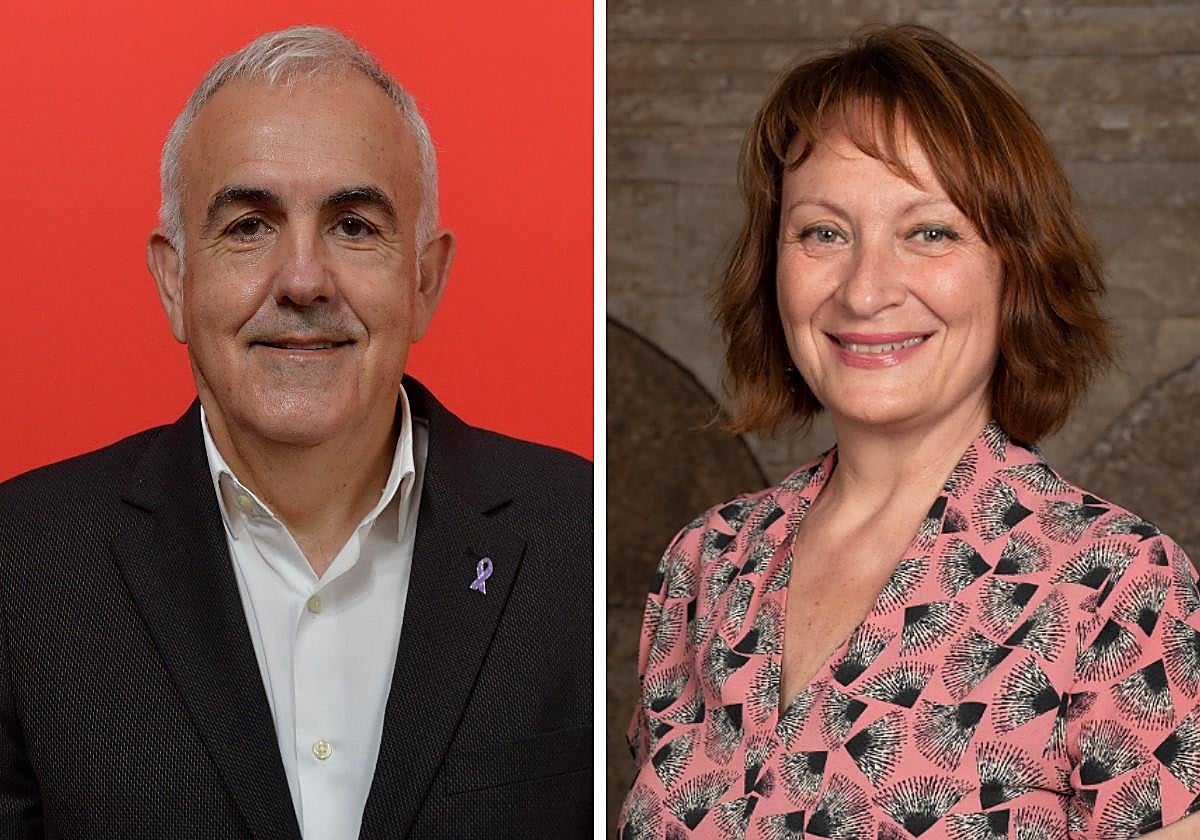 Alfonso Martínez Baños y María Marín.