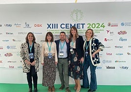 Miembros de la Junta Directiva de la Asociación Murciana de Medicina del Trabajo, presidida por Juan Carlos Rueda.