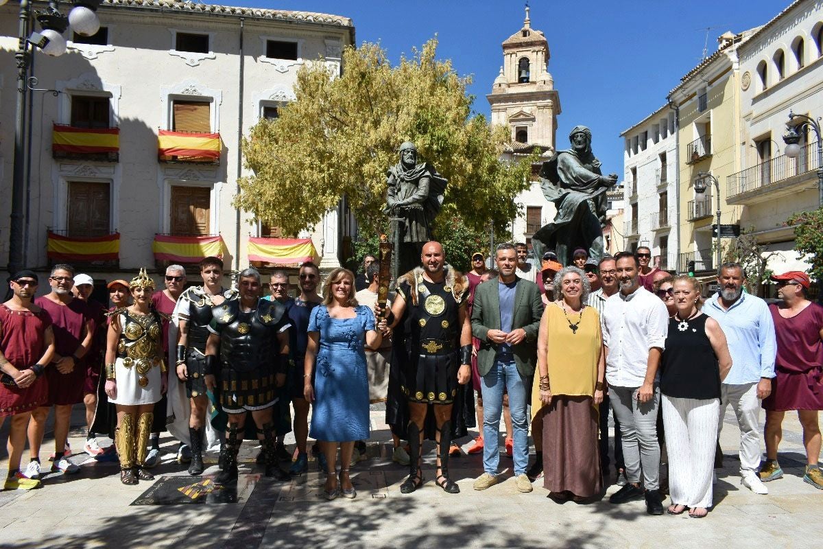 Las imágenes del encendido del Fuego Sagrado de Carthagineses y Romanos en Caravaca