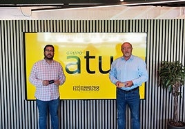 José Luis Reverte (izquierda), director autonómico de GRUPO atu, y Eduardo Ordóñez, director general de GRUPO atu.