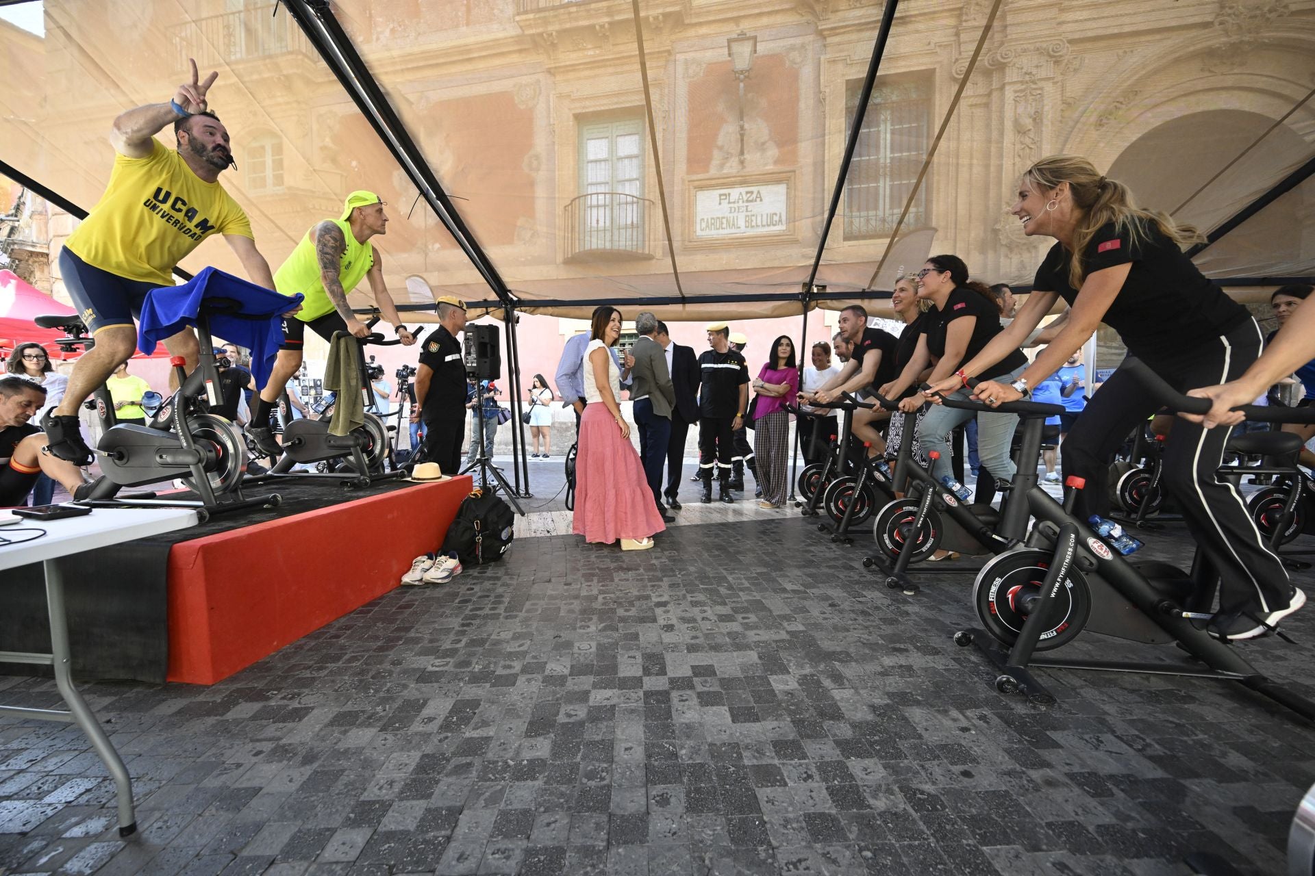 Las imágenes de la campaña &#039;UMEdula&#039; en la Plaza Belluga de Murcia