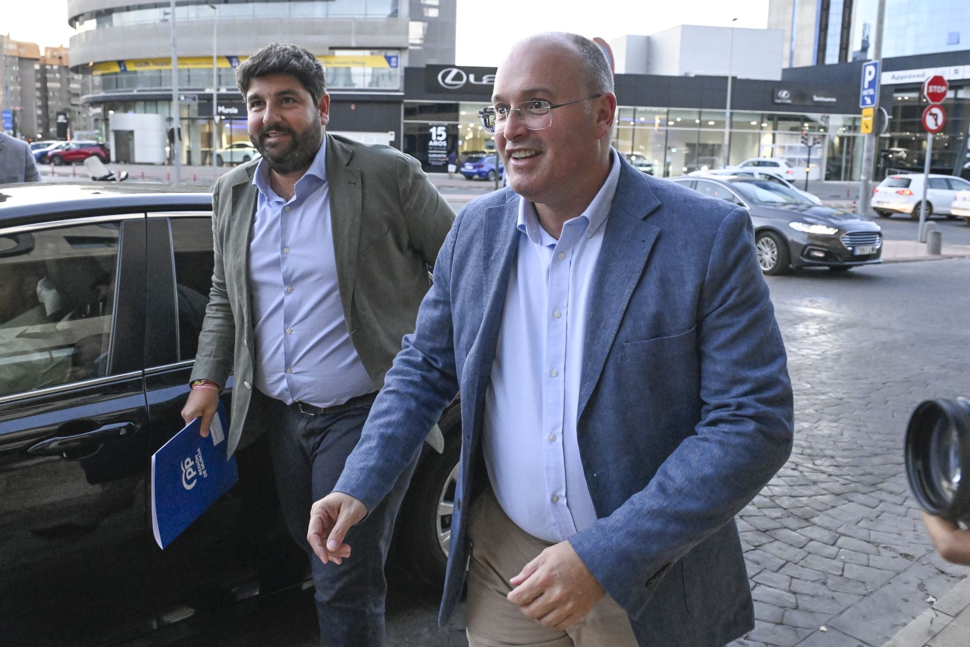 Las imágenes de la junta directiva del PP en Murcia