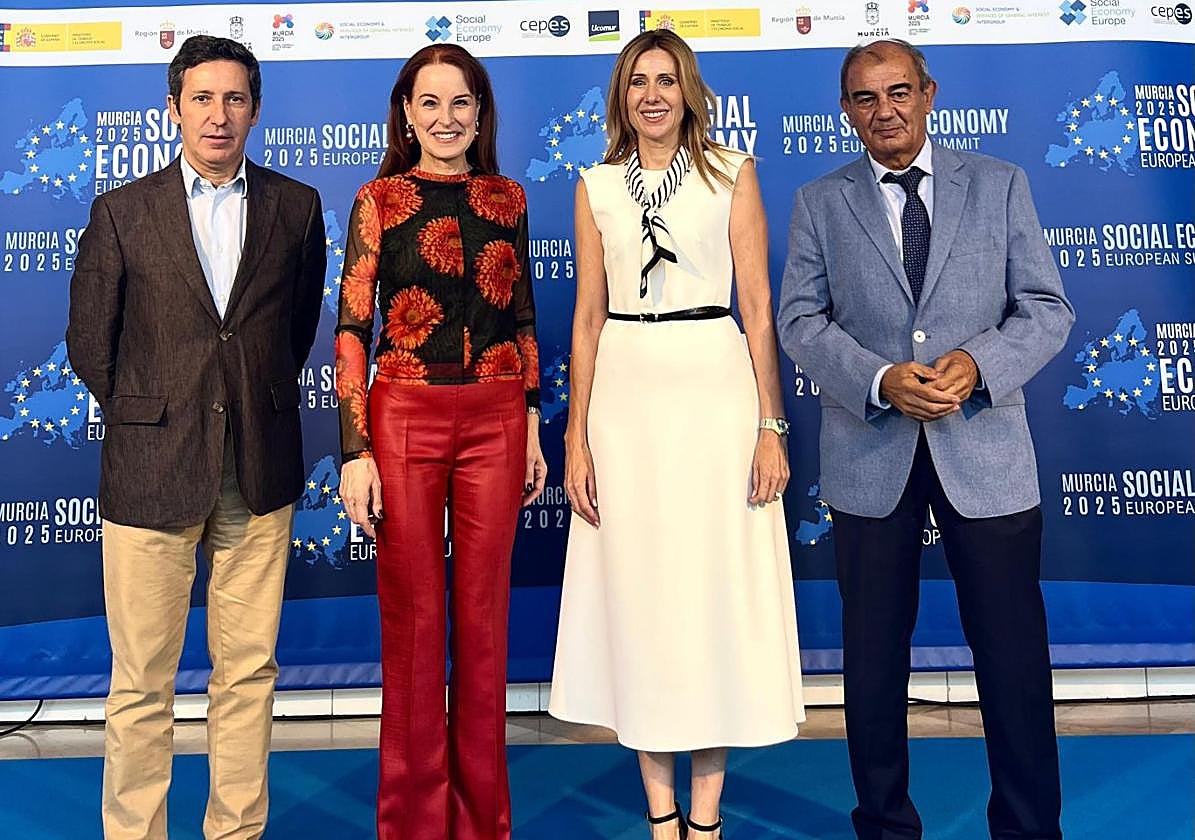 Un momento de la inauguración este viernes de la jornada 'Mujeres y empresa' de la Cumbre Europea de la Economía Social.