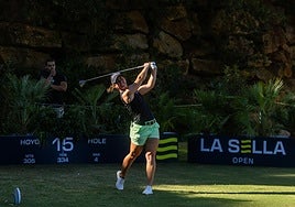 Nuria Iturrioz en competición.