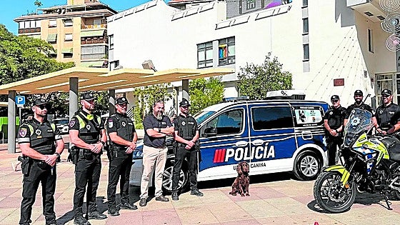 Un Volkswagen Caddy adaptado refuerza la unidad canina de Molina de Segura