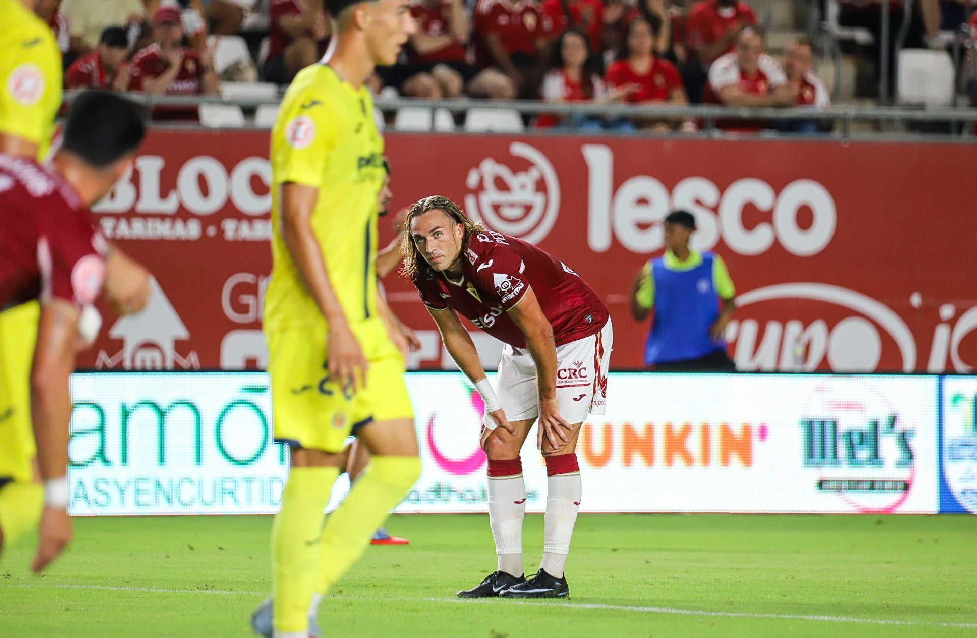 El Real Murcia consigue el empate en el último minuto, en imágenes
