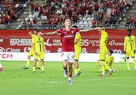 Palmberg celebrando el gol del empate.