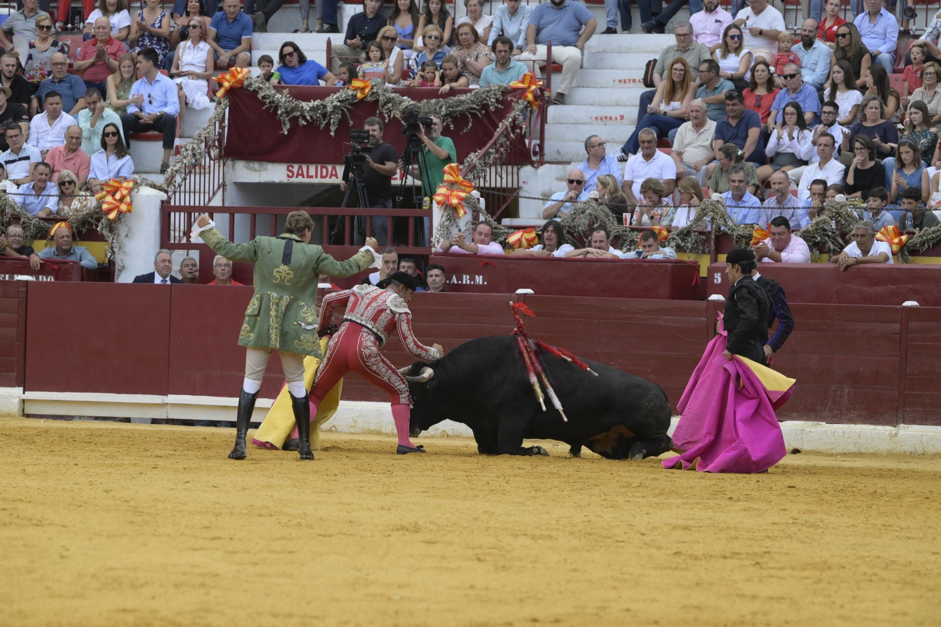 Las imágenes de la corrida de rejones de la Feria de Taurina de Murcia