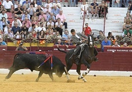 Las imágenes de la corrida de rejones de la Feria de Taurina de Murcia