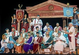 Sesión plenaria del Senado Romano en las Fiestas de Carthagineses y Romanos, en imágenes