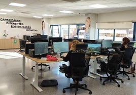 Trabajadores del 112 en una imagen de archivo.