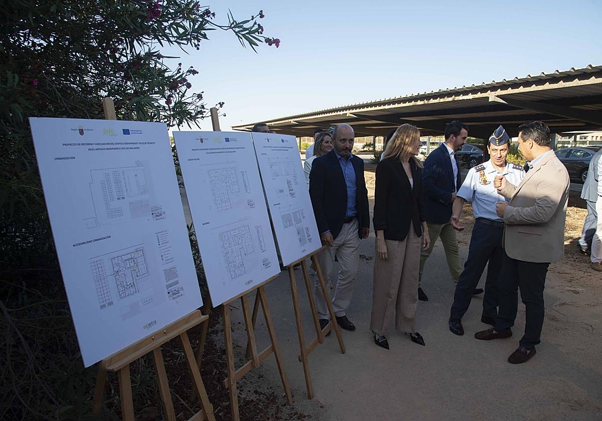 Presentación del proyecto este lunes en el aeropuerto.