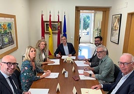 Imagen de la reunión de Junta de Portavoces.