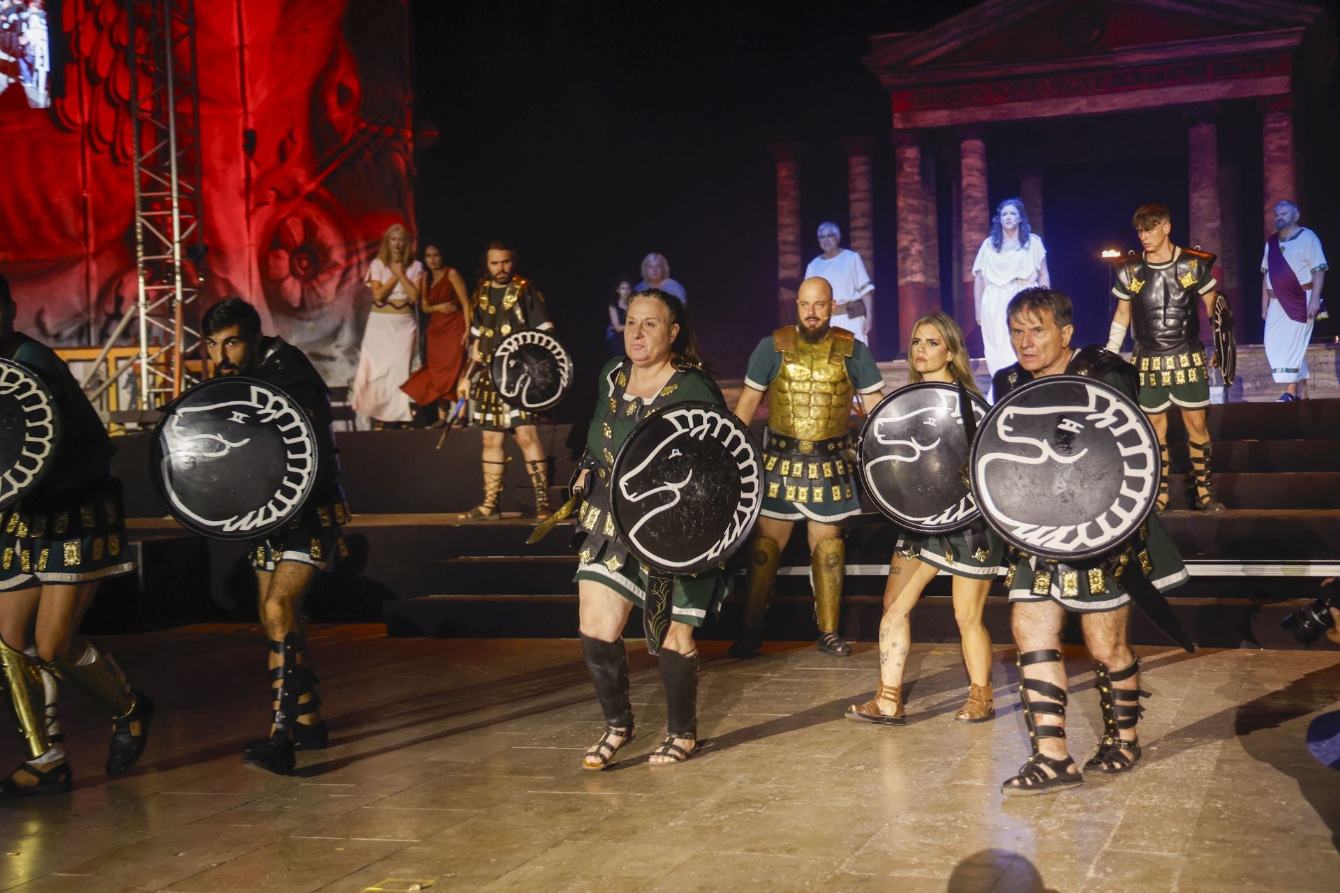 Las Destrucción de Sagunto de las Fiestas de e Carthagineses y Romanos, en imágenes