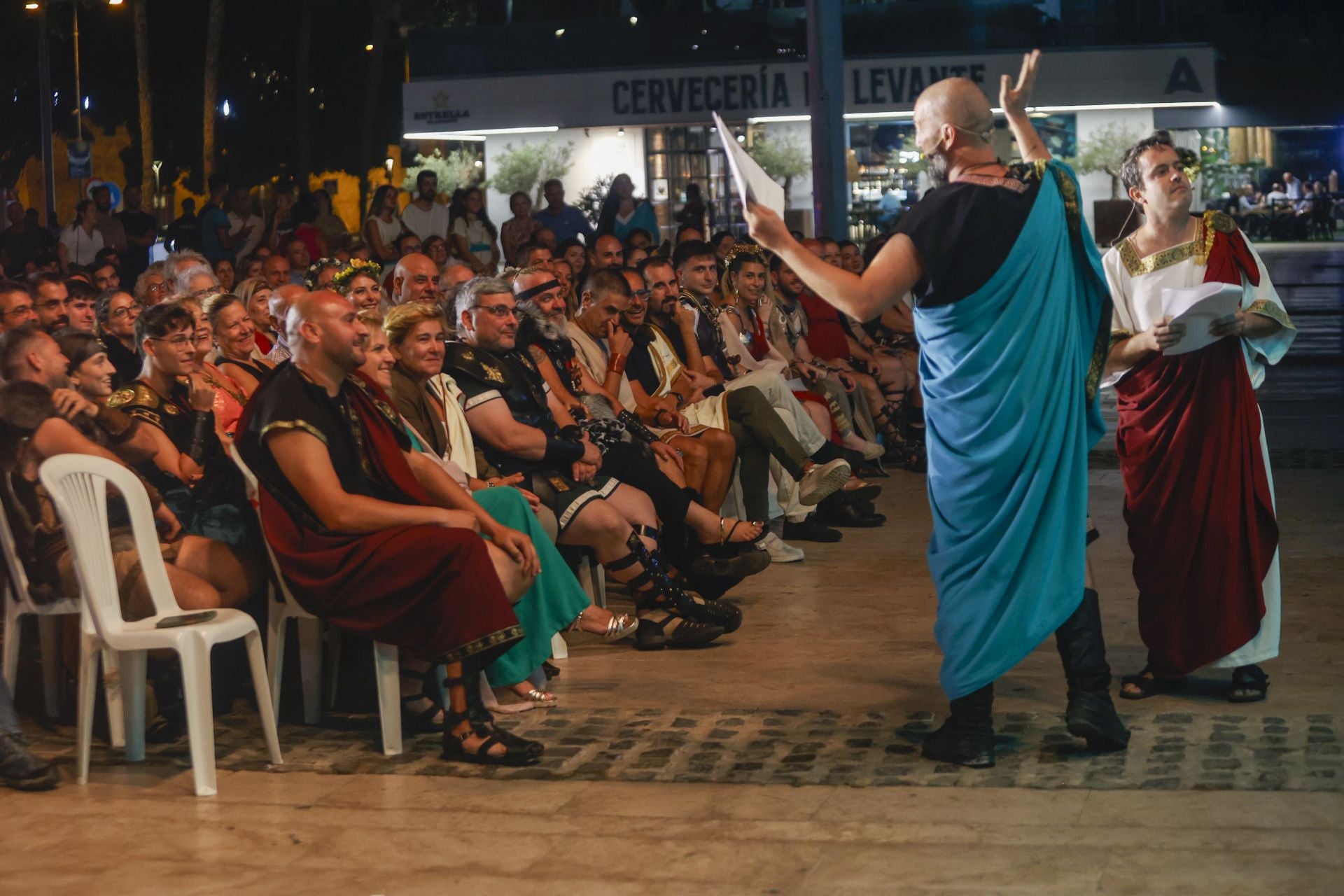 Sesión plenaria del Senado Romano en las Fiestas de Carthagineses y Romanos, en imágenes