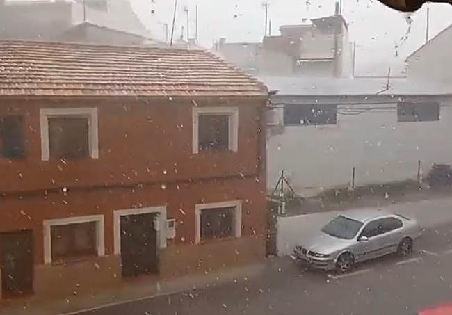Tormentas en Mula este domingo.