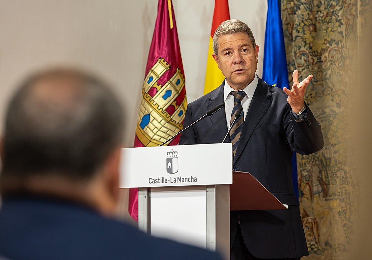 El presidente de Castilla-La Mancha, Emiliano García-Page, en una imagen de archivo.