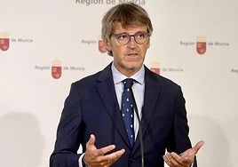 El consejero de Economía, Luis Alberto Marín