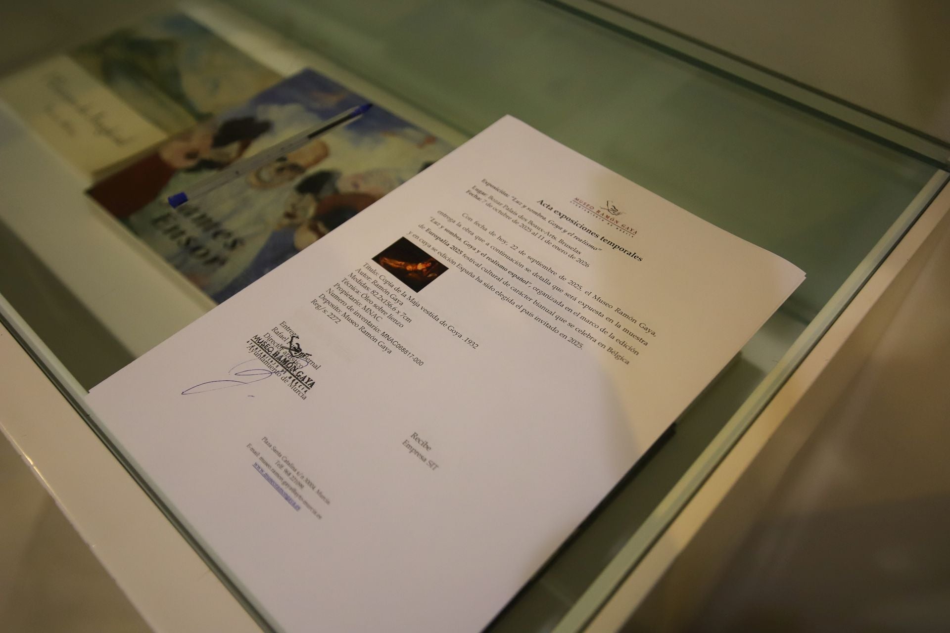 &#039;La maja vestida&#039; de Gaya, preparada para viajar a Bruselas, en imágenes