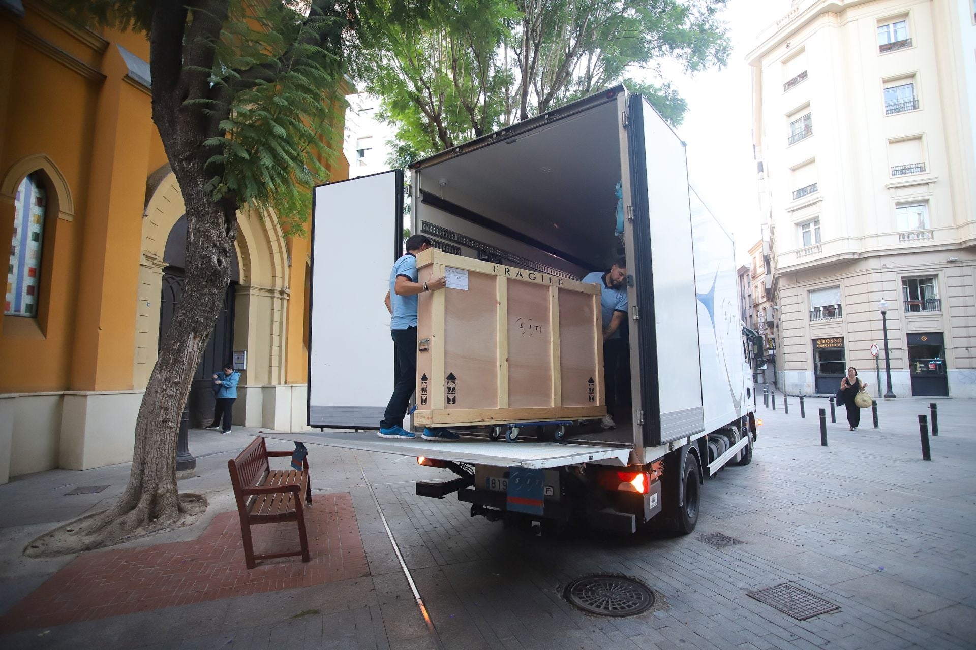 &#039;La maja vestida&#039; de Gaya, preparada para viajar a Bruselas, en imágenes