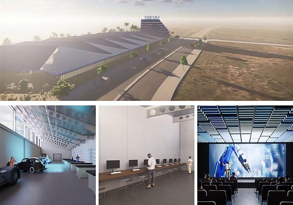 Recreaciones del futuro Centro de Capacitación Industrial, Naval, Náutico y de Transformación Tecnológica.