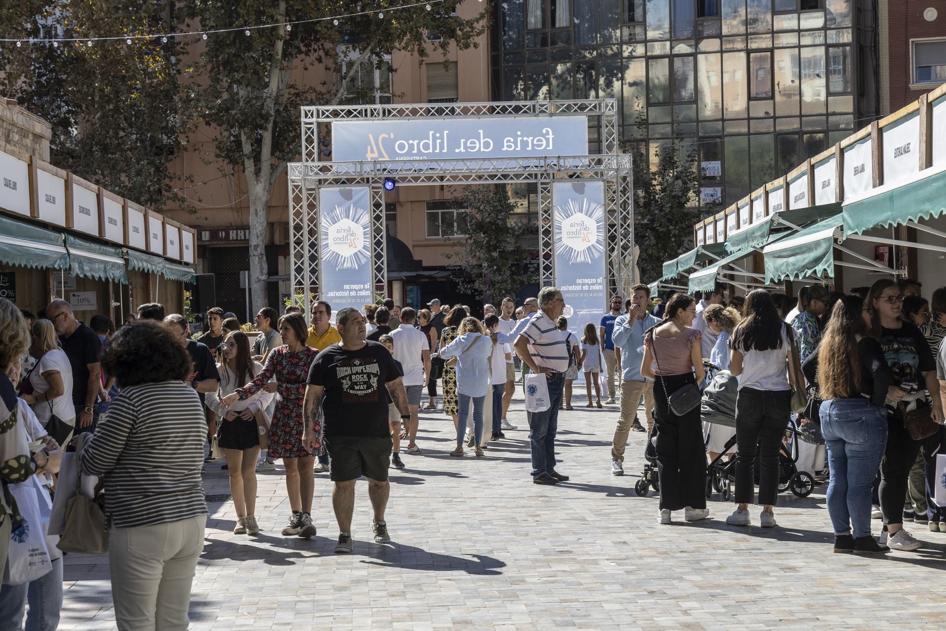 La Feria del Libro de Cartagena el año pasado, en una foto de archivo.