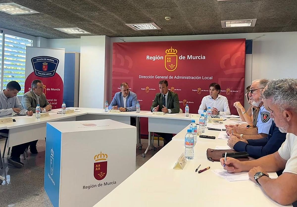 La Comisión de Coordinación de las Policías Locales este viernes.