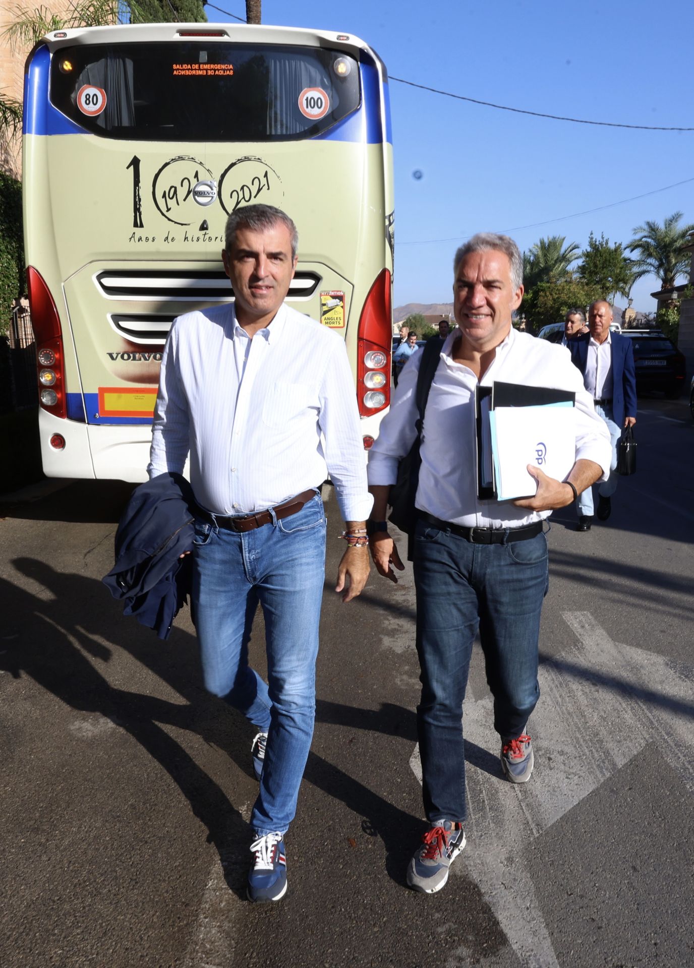 En imágenes, los presidentes autonómicos del PP llegan a la cumbre en Murcia