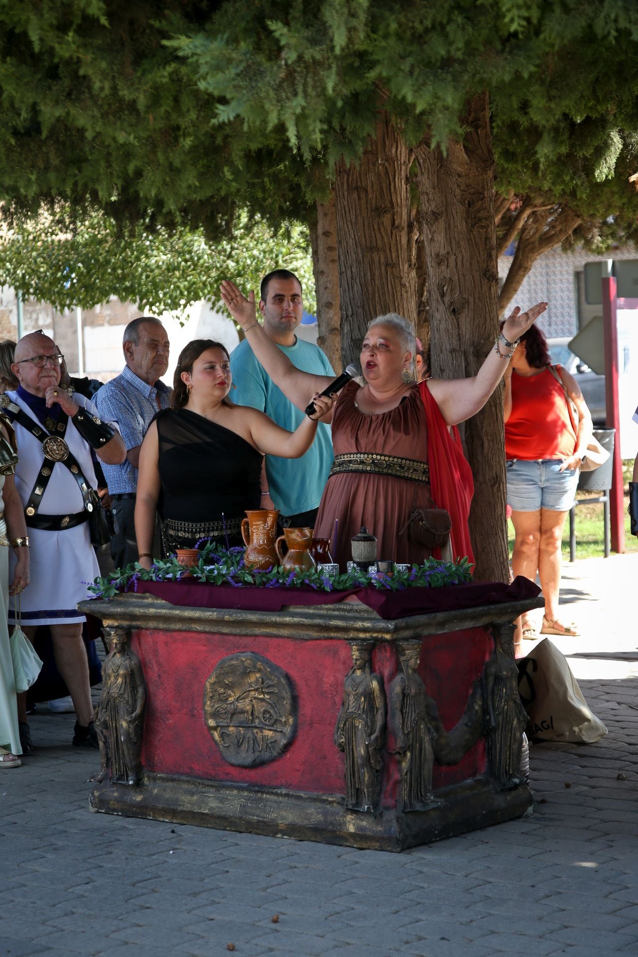 En imágenes, el homenaje a los caídos en batalla de Carthagineses y Romanos
