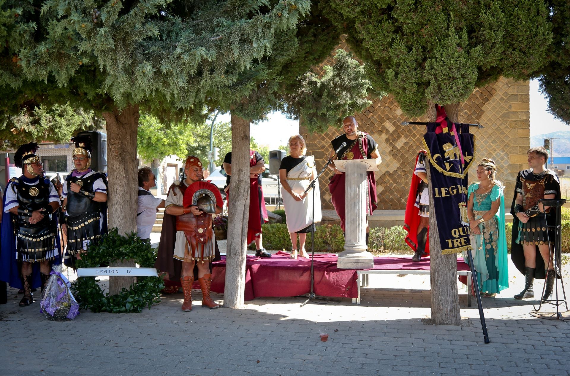 En imágenes, el homenaje a los caídos en batalla de Carthagineses y Romanos
