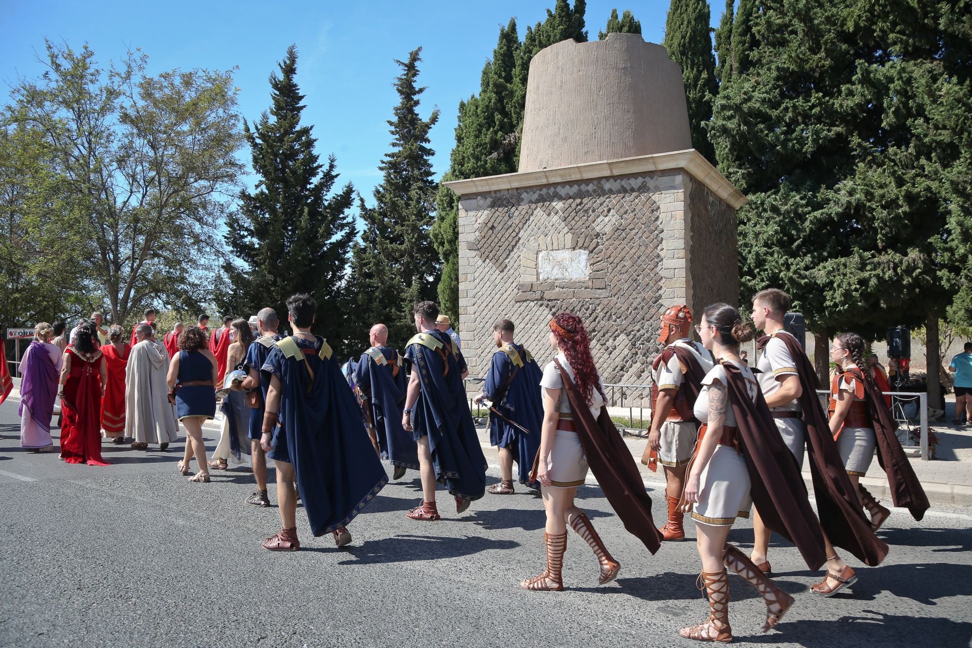 En imágenes, el homenaje a los caídos en batalla de Carthagineses y Romanos