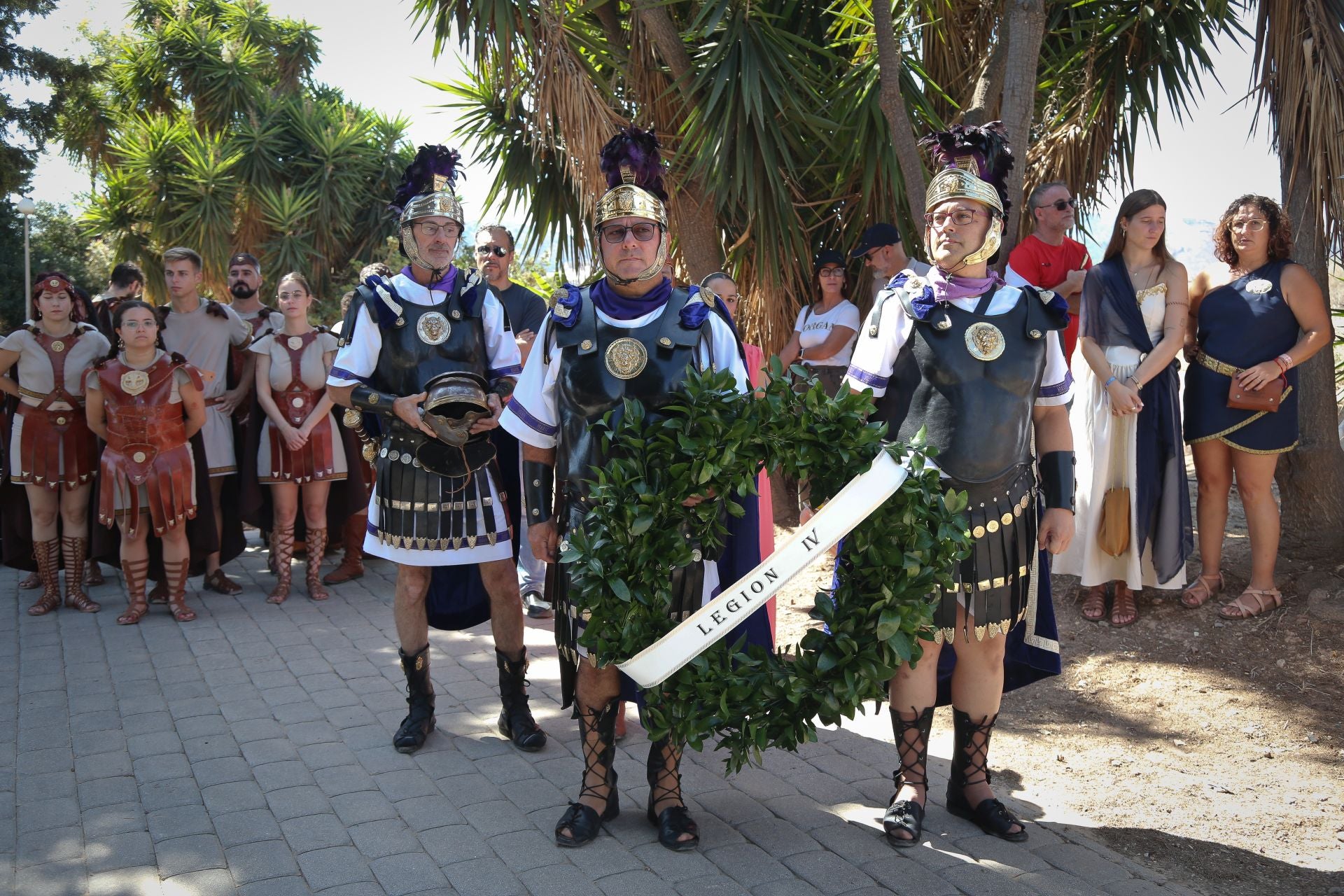 En imágenes, el homenaje a los caídos en batalla de Carthagineses y Romanos