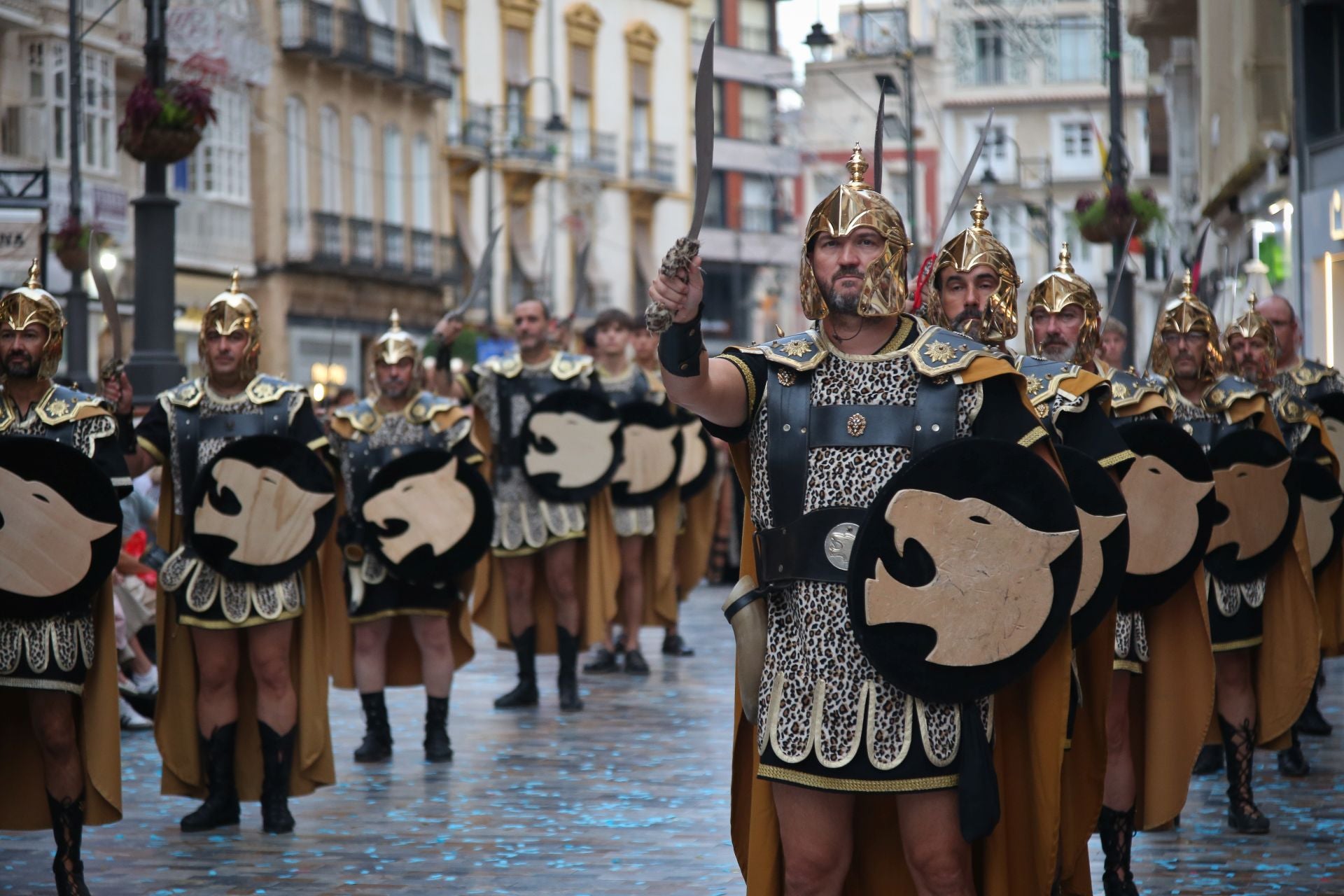 Las imágenes del gran desfile de Carthagineses y Romanos