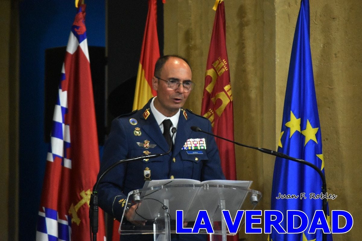 Imágenes de la entrega del título de Hijo Predilecto de Caravaca al general Pascual Soria