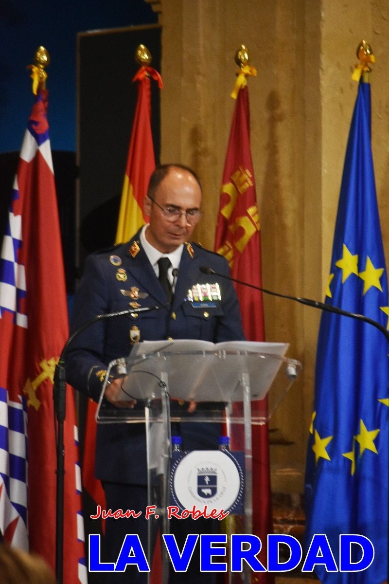 Imágenes de la entrega del título de Hijo Predilecto de Caravaca al general Pascual Soria