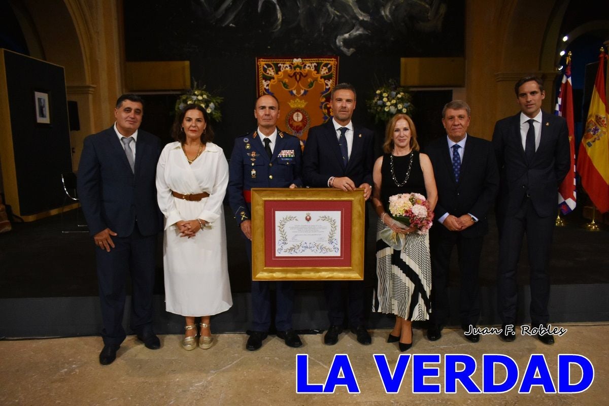 Imágenes de la entrega del título de Hijo Predilecto de Caravaca al general Pascual Soria