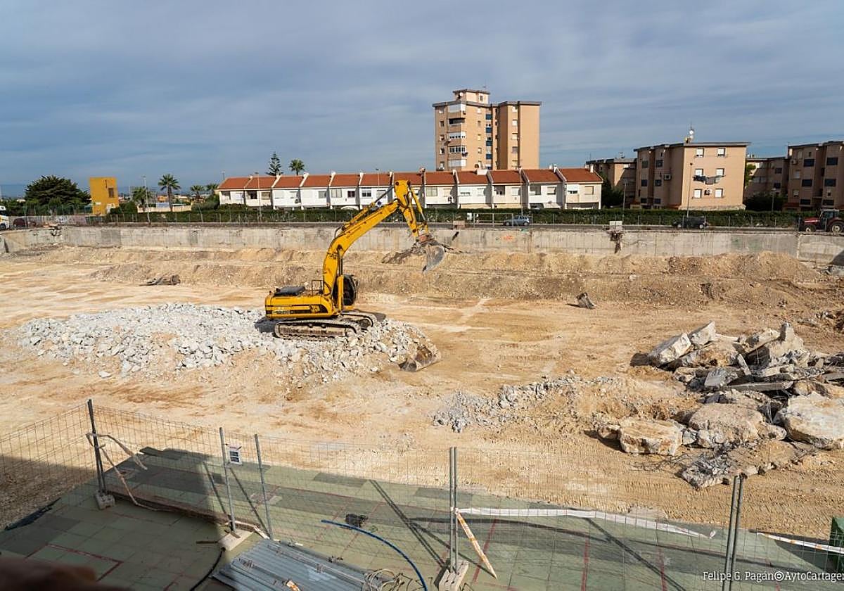 Espacio sobre el que se construirán nuevas zonas comerciales.
