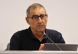 El rector de la UMU, José Luján, en el Claustro la pasada semana.