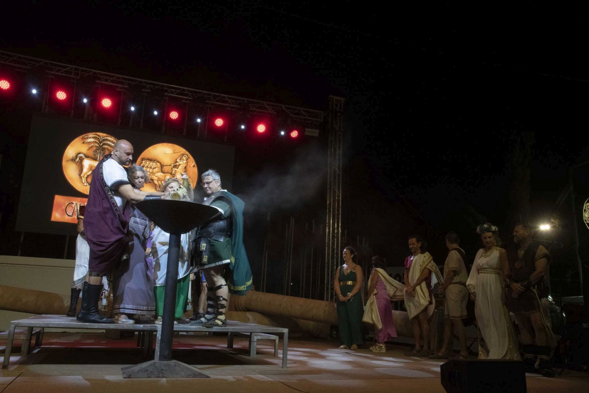 Las imágenes del cierre pirotécnico al Año XXXVI en las fiestas de Carthagineses y Romanos