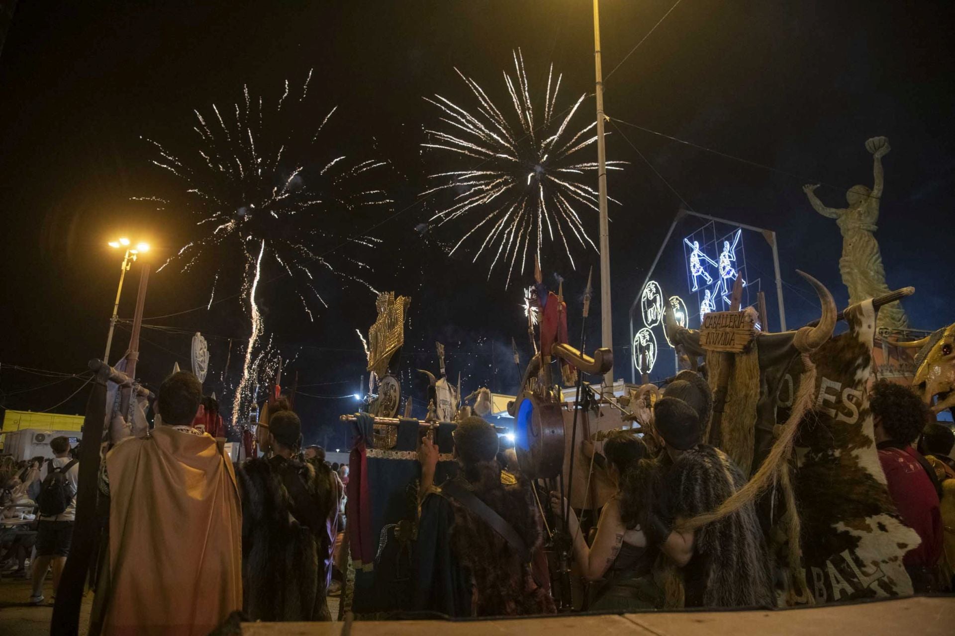 Las imágenes del cierre pirotécnico al Año XXXVI en las fiestas de Carthagineses y Romanos