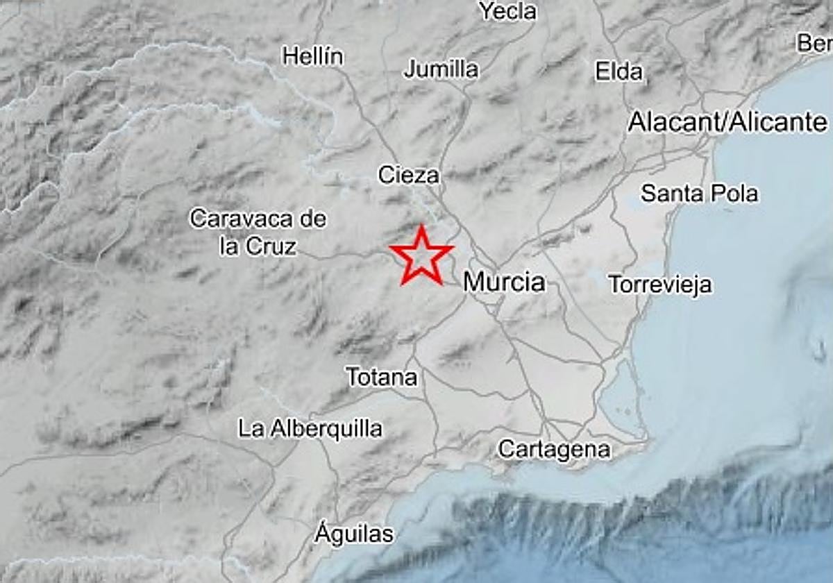 Epicentro del terremoto.