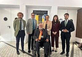 La inauguración del congreso contó con el director general del ICA, Manuel Cebrián; el concejal Diego Avilés; la consejera de Cultura Carmen María Conesa y la vicerrectora de Estudios, Sonia Madrid